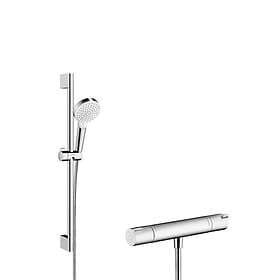 Hansgrohe Ecostat 1001 CL med Vario dusjsett 27817400 (Hvid/Krom)