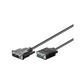 MicroConnect DVI-I Single Link - VGA 1m