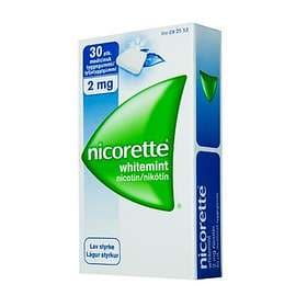 Nicorette White Mint Tuggummi 2mg 30stk