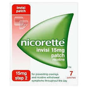 Nicorette Invisipatch Depotplåster 15mg/16h 7stk