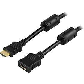 Deltaco HDMI - HDMI M-F 1m