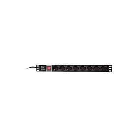 LogiLink 8-Way 19" Switch 2m