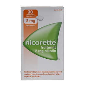 Nicorette Tuggummi Fruitmint 2mg 30stk