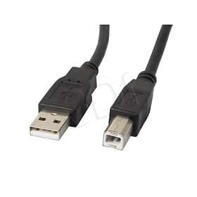 Lanberg Ferrite USB A - USB B 2.0 1.8m