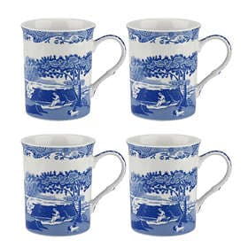 Spode Blue Italian Krus 34cl 4-pack