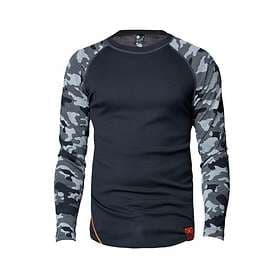 Bula Camo Merino Wool Crew LS Shirt (Herre)