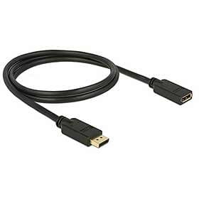 DeLock 21.6Gbps DisplayPort - DisplayPort M-F 1m