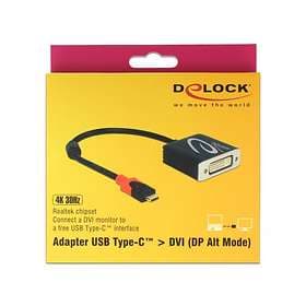 DeLock USB C - DVI M-F Adapter