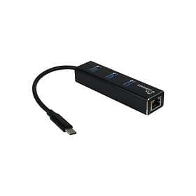 Inter-Tech Argus IT-410 3-Port USB 3.0 External + Ethernet (88885440)