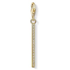 Thomas Sabo Vertical Bar Gold Charm Pendant Berlock (Dame)