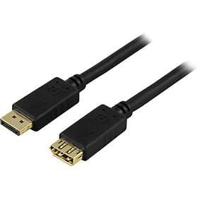 Deltaco DisplayPort - DisplayPort M-F 1m