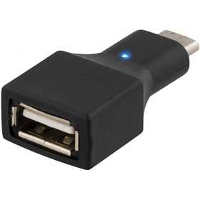 Deltaco USB A - USB C F-M Adapter