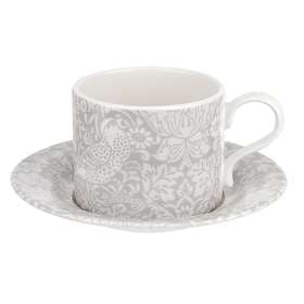 Spode Pure Morris Teacup med fat 28cl