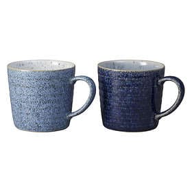 Denby Studio Blue Krus 40cl 2-pack