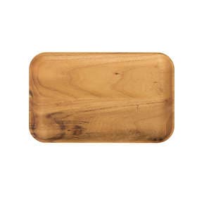 Aida Raw Teak Tallerken 23,7x14,9cm