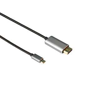 NÖRDIC 21.6Gbps USB C - DisplayPort Adapter 0.5m