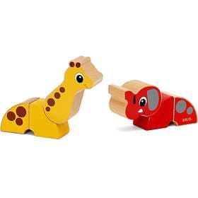 BRIO Magnetisk Giraff & Elefant 30284