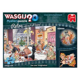 Wasgij Pussel Mystery 4 Retro Live Entertainment 1000 Bitar