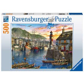 Ravensburger Pussel Sunrise At The Port 500 Bitar