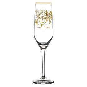 Carolina Gynning Slice Of Life Gold Champagne Glass 30cl