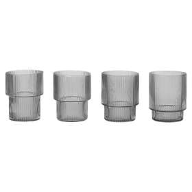 Ferm Living Ripple Shotglas 6cl 4-pack