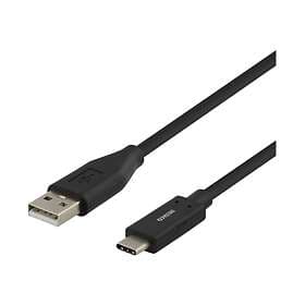 Deltaco 3A USB A - USB C 2.0 1m