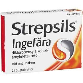 Strepsils Ingefära 24 Sugtabletter