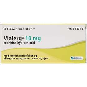 Vialerg Cetirizindihydroklorid 10mg 60 Tablets