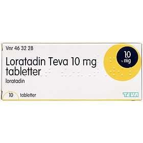 Loratadin Teva 10mg 10 Tablets