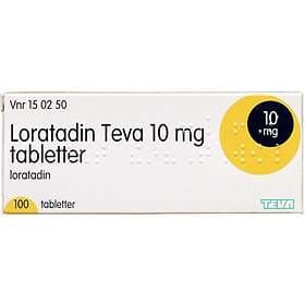 Loratadin Teva 10mg 100 Tablets