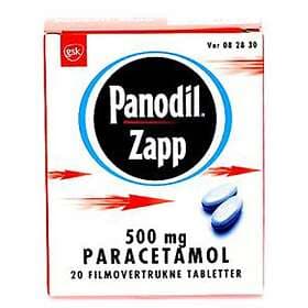 Panodil Zapp 500mg 10 Tablets