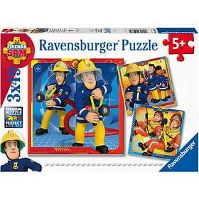 Ravensburger Pussel Fireman Sam 3x49 Bitar