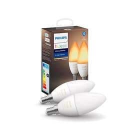 Philips Hue White Ambiance LED E14 B39 2200K-6500K 470lm 4W 2-pack (Dimmable)