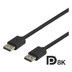 Deltaco 32.4Gbps DP8K DisplayPort - DisplayPort 1.5m