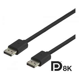 Deltaco 32.4Gbps DP8K DisplayPort - DisplayPort 1m