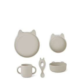 Liewood Vivi Rabbit Silicone Barnservis 4-delar Set