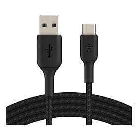 Belkin Boost Charge Braided 2.4A USB A - USB C 2.0 0.15m