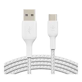 Belkin Boost Charge Braided 2.4A USB A - USB C 2.0 1m