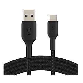 Belkin Boost Charge Braided 2.4A USB A - USB C 2.0 2m