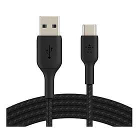 Belkin Boost Charge Braided 2.4A USB A - USB C 2.0 3m