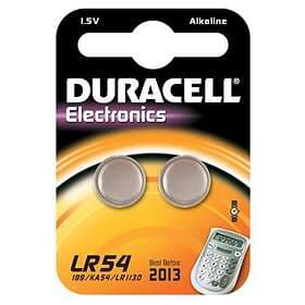 Duracell Knappcellsbatteri (LR54) 2-pack