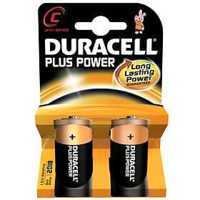 Duracell Plus Power C-batterier (LR14) 2-pack