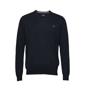 Gant Classic Cotton V-neck Sweater (Herre)