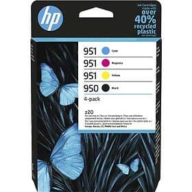 HP 950 (Sort) + 951 (Cyan/Magenta/Gul)