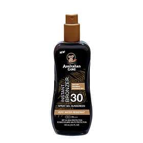 Australian Gold Instant Bronzer Sunscreen Spray Gel SPF30 100ml