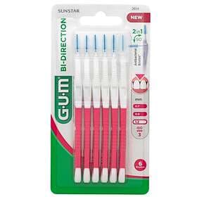 GUM  Bi-Direction 1.2mm 6-pack (Mellanrumsborste)