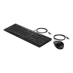 HP 225 Wired Mouse and Keyboard (Nordic)