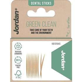 Jordan Clean Green Clean Dental Sticks 100-pack (Tandpetare)