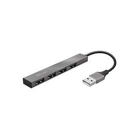 Trust Halyx Aluminium 4-Port Mini USB Hub