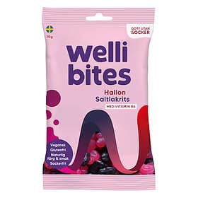 Wellibites Hallon & Saltlakrits 70g